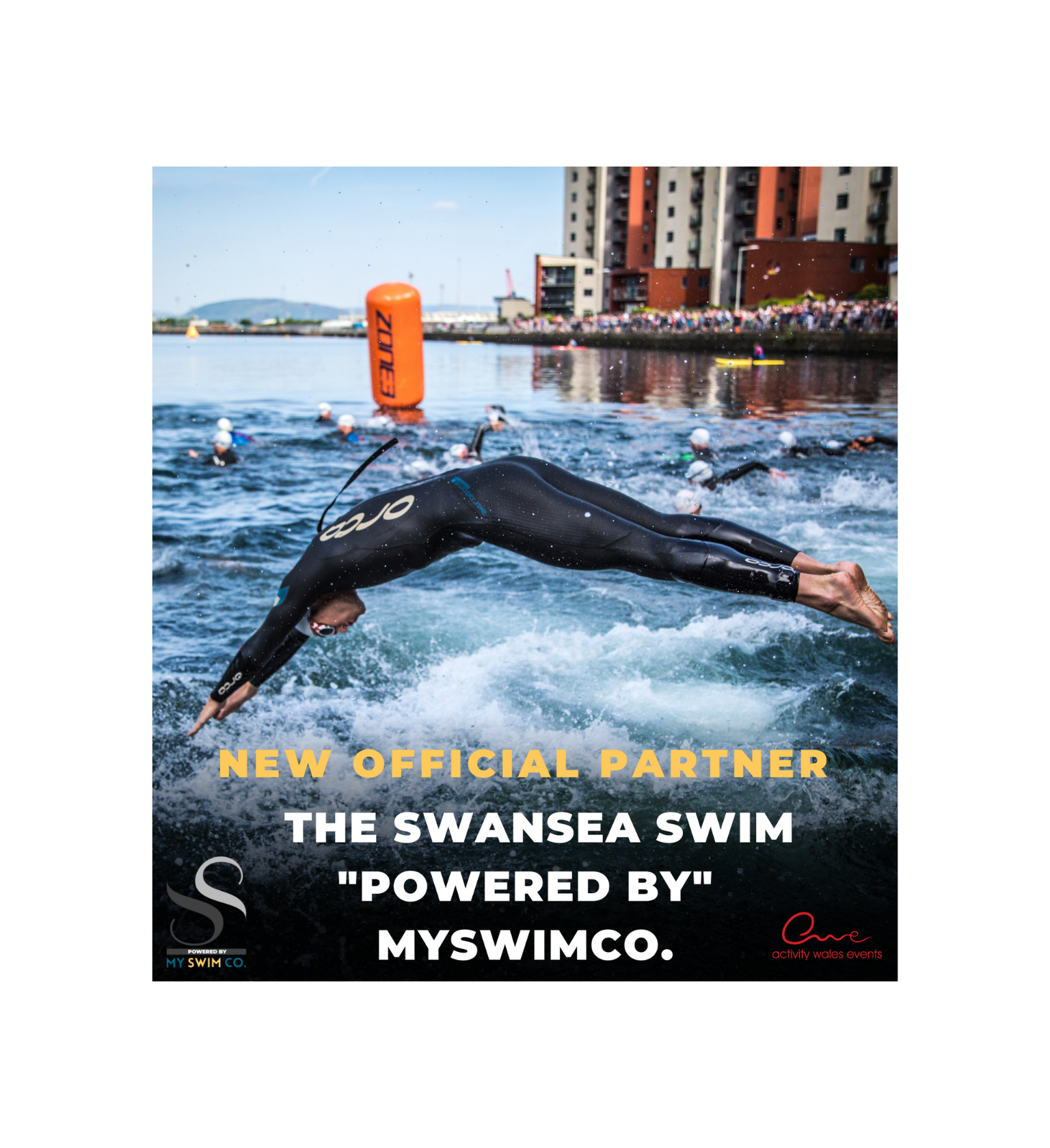 MySwimCo becomes new "Powered By" Partner for the Swansea Swim